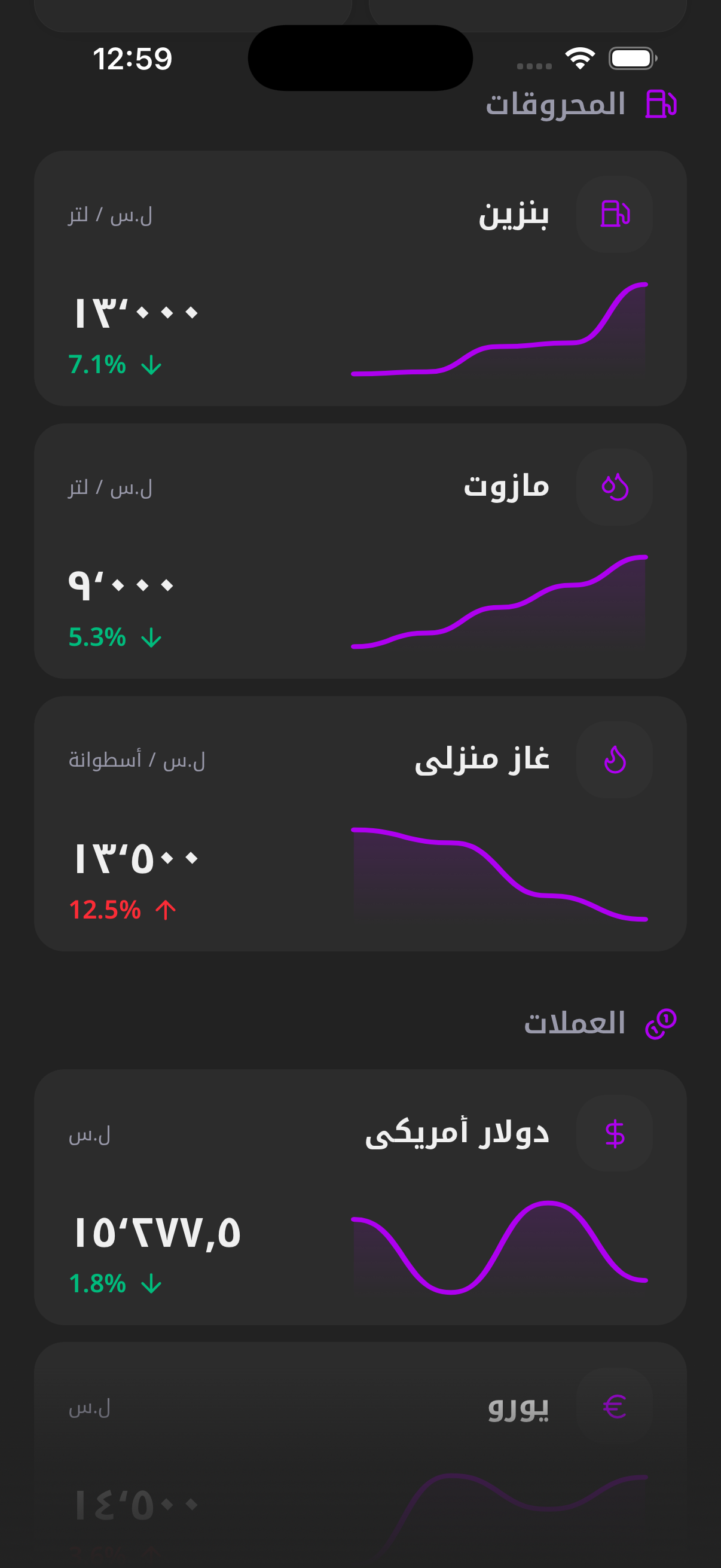 أديش – الشاشة الرئيسية